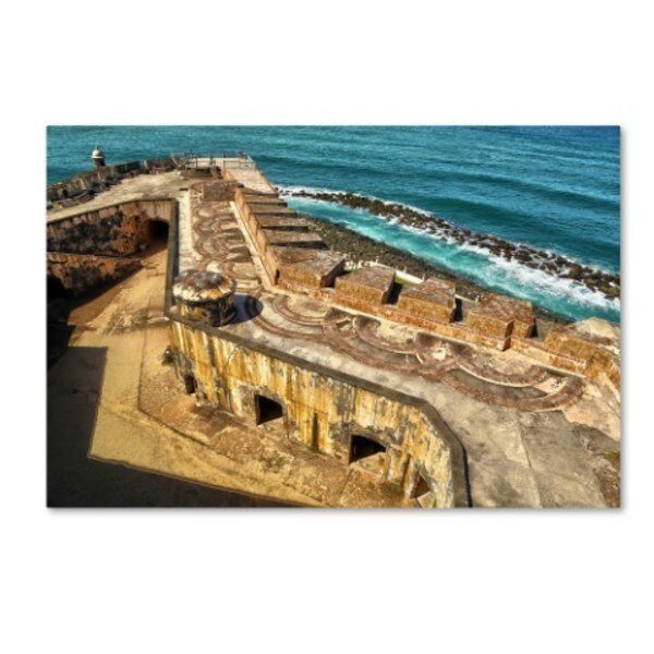 CATeyes 'Castillo de San Felipe del Morro 6' Canvas Art, 22x32, Trademark Fine Art, Mfr#: MZ0321-C2232GG